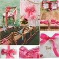 thumbnail image 3 of LAICAIW Solid Color Watermelon Red Satin Ribbon, 1 Inches x 25 Yards Fabric Satin Ribbon for Gift Wrapping, Crafts, Hair Bows Making, Wreath, Wedding Party Decoration and Other Sewing Projects, 3 of 6