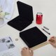 thumbnail image 4 of Juego de 2 cajas de joyería de terciopelo negro, cuadradas, de 19 x 19 x 4 cm, con bandeja organizadora de viaje. Caja de regalo para joyas., 4 of 6