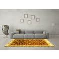 thumbnail image 3 of Ahgly Company Indoor Rectangle Oriental Yellow Traditional Area Rugs, 7' x 10', 3 of 4