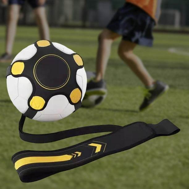 Cinturón de entrenamiento de fútbol perfecl ajustable Universal para Pelotas 3 4 y 5 Amarillo