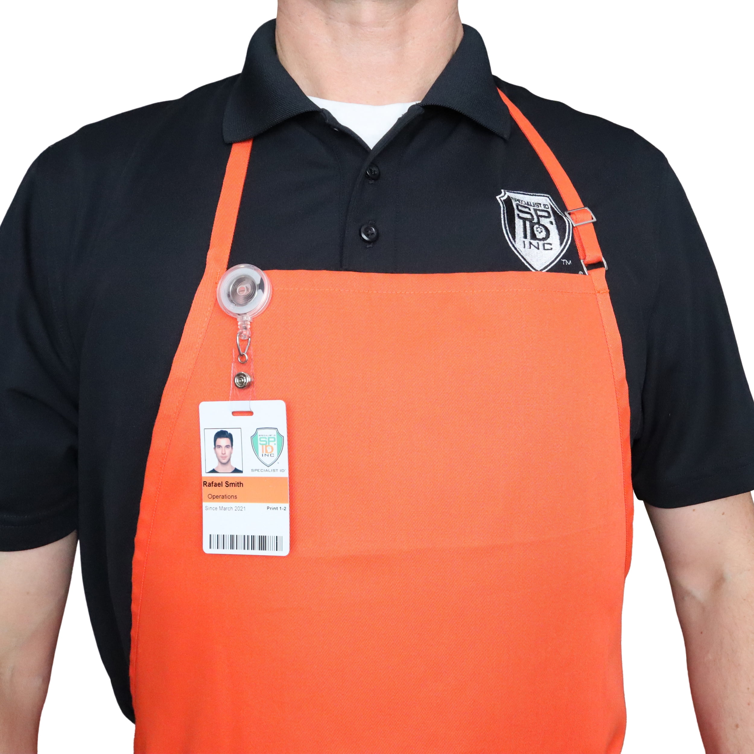 100 Pack - Premium Retractable ID & Key-Card Badge Reels with Secure Metal Belt Clip and 34” Pull by Specialist ID