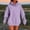 Purple, variant on JUSLIO Waffle Womens Shirts Cotton Hoodies Sweatshirts with Pockets Long sleeve Sweatshirts Beige 2XL