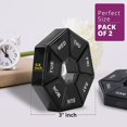 thumbnail image 5 of 2pcs Pill Box Portable 7 Day Pill Organiser, Medicine Box Organizer With Separate Compartments, 5 of 5