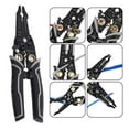 thumbnail image 2 of 9 in 1 Professional Electrician's Wire Stripper Ergonomic Pliers Wire C0D3, 2 of 4