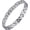 Silver - Leaf, variant on Silver Bangle for Women, Copper Bracelets, Allergenicity Durability Fashionable Elegant Bangle with the Adjustable Link Design for All Kinds of Wrists, Silver - Leaf
