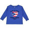 thumbnail image 3 of Inktastic Just a Little Puerto Rican Boys or Girls Long Sleeve Toddler T-Shirt, 3 of 5