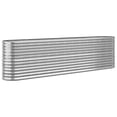 thumbnail image 1 of Cama de jardín elevada VidaXL, acero duradero, plata, 260 x 40 x 68 cm, 1 of 6