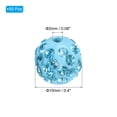thumbnail image 2 of Unique Bargains 10mm Rhinestone Clay Beads, Pave Crystal Disco Rhinestone Bead for DIY Jewelry Making Bracelet, Lake Blue 50Pcs, 2 of 6