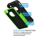 thumbnail image 3 of iPhone SE Case, iPhone 5S Case Cover, iPhone 5 5S SE 5SE Case Shock Absorbing Hybrid Defender Rugged Cover Skin Shell Hard Plastic Outer & Rubber Silicone Inner, 3 of 4