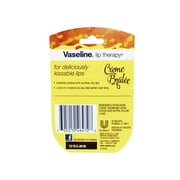 Vaseline Lip Therapy Creme Brulee, Moisturizing Lip Balm, 0.25 oz (Pack of 4)