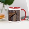 thumbnail image 3 of CafePress - Western Barnwood Texas Star Mugs - 11 oz Ceramic Mug - Novelty Coffee Tea Cup, 3 of 4