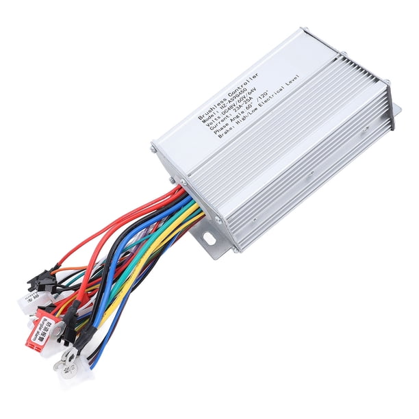 Controlador Sin Escobillas De Motor De 450 W, Buena Disipación De Calor Controlador De Bicicleta Eléctrica Seguro 48 V 60 V 64 V aleación De Aluminio Para Reparación