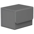 thumbnail image 1 of Trading Card Storage Box with Lid Holder Large Capacity Organizer Gaming Cases Container Carrying Organization for Adults Gray, 1 of 7