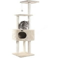 thumbnail image 2 of Armarkat 52-in Cat Tree & Condo Scratching Post Tower, Beige, 2 of 8