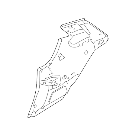 Genuine OE Porsche Inner Panel - 987-502-083-01-GRV
