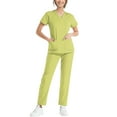 thumbnail image 7 of Scrubs Set for Women Nurse Uniform Jogger Suit Medical Scrubs Set V-Neck Top & Pants with Pockets Comfortable & Durable, 7 of 7