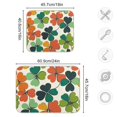 thumbnail image 5 of Yayeee Dish Drying Mat for Kitchen Counter Ultra Absorbent Easy Clean Pad 24x18", White Clover Pattern, 5 of 7