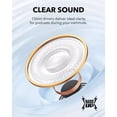 thumbnail image 4 of Auriculares Bluetooth Inalámbricos Soundcore K20i 36 Hrs de Reproducción Sonido Inmersivo Llamadas Claras con 2 Micrófonos AI App Personalizable Diseño Cómod, Bluetooth 5.3 Color Blanco, 4 of 6