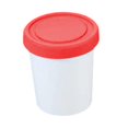 thumbnail image 1 of Vaso de pinta para helado, recipientes para guardar helado, recipiente para postres, transparente para congelador rojo, 1 of 9