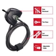 thumbnail image 3 of Cable Lock Master Lock Black Python 8417T antirrobo, paquete de 2, 3 of 6