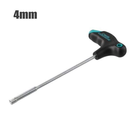 1PC Anti-slip Hexagon Socket Screwdriver Wrench Socket Wrench Screw Driver Metal Hex Nut Key Hand Tool Screwdriver, 4mm