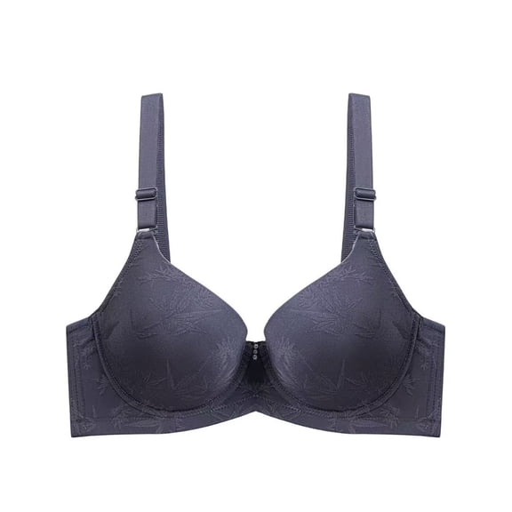 WRKEKC Bras for Women Seamless Anti Sagging Push Up Underwire Thin Bra D Cup for Everyday Wear and Comfortable Support