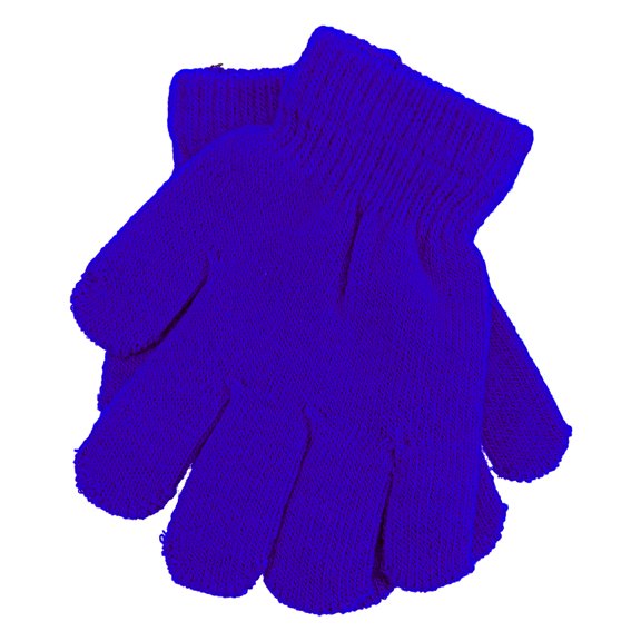 OFFIGAM Girls Winter Gloves 6 Pairs Assorted Colors Warm and Cozy Kids Gloves Soft Comfortable for Cold Weather