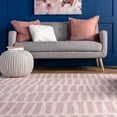 thumbnail image 3 of nuLOOM Lemuel Hand Tufted Wool Area Rug, 5' x 8', Baby Pink, 3 of 5