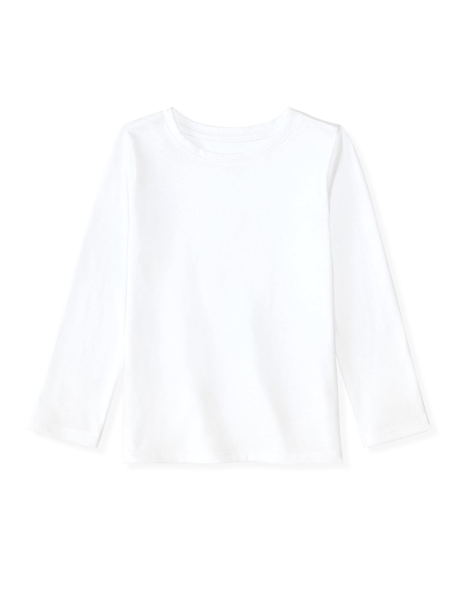 Garanimals Baby & Toddler Girl Long Sleeve Shirts, Single & 3-Pack, Sizes 0-6T