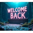 thumbnail image 4 of 3D Style Welcome Back Banner Party Background Decorations for Reunion Events Celebration Photo Shoots Festival Openings, 4 of 4