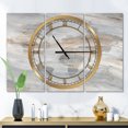 thumbnail image 2 of DesignArt Horloge Murale Grande Carte du Monde Brumeuse, 2 of 2