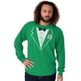 thumbnail image 3 of Vintage Formal Bachelor Party Tuxedo Men's Long Sleeve Tee T Shirt Brisco Brands 2X, 3 of 6