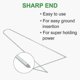 thumbnail image 3 of Trampoline Stakes High Wind, Heavy Duty Trampoline Anchors, Galvanized Steel Wind Stakes For Trampoline(6pcs), 3 of 5