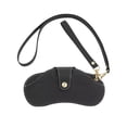 thumbnail image 3 of Sunglasses Case Eyeglass Bag Trendy with Detachable Handle Strap Neck Strap Portable Glasses Case Holder Eyewear Sleeve for Office Hiking Black, 3 of 10