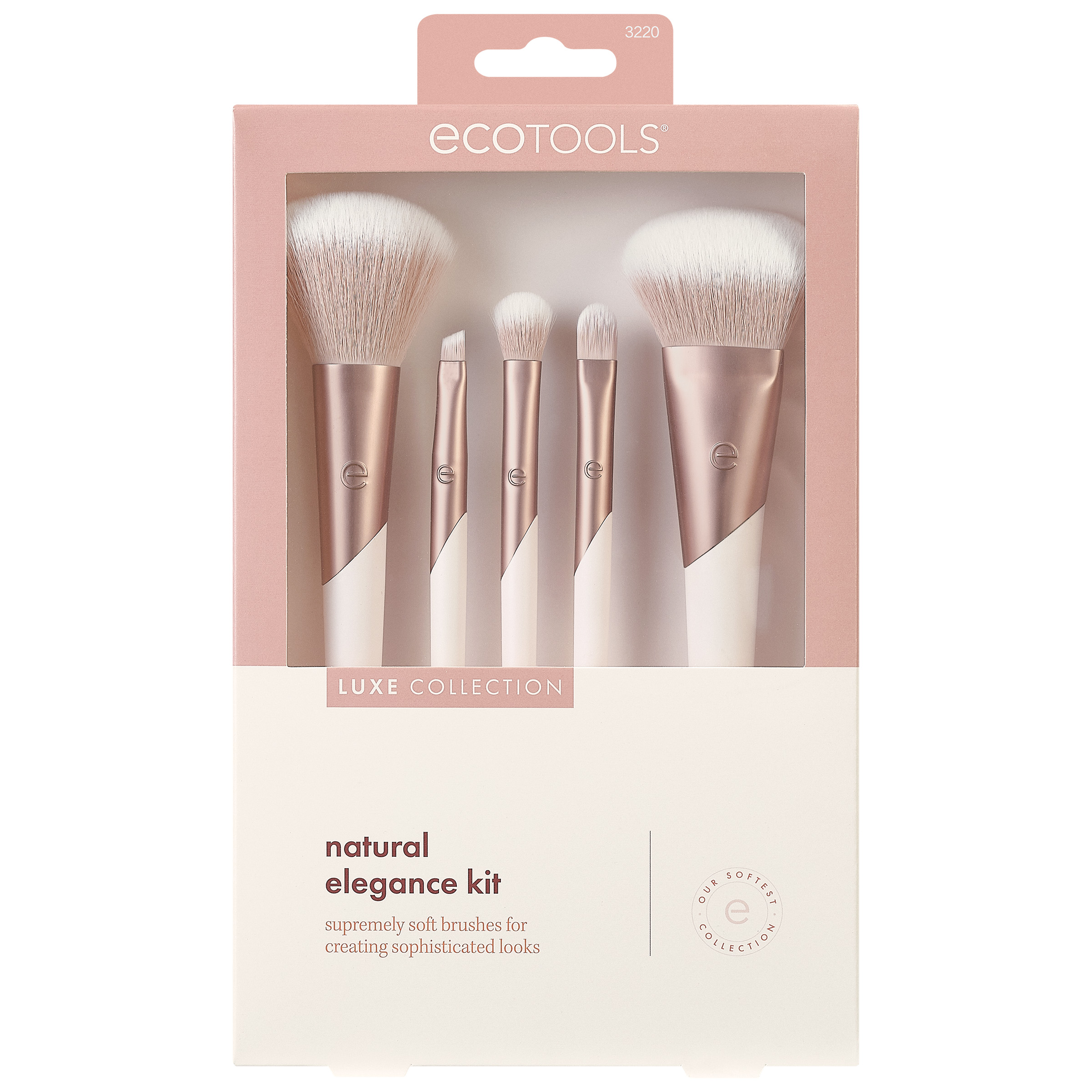 Ecotools Luxe Natural Makeup Brush Set, 5-Piece photo 2
