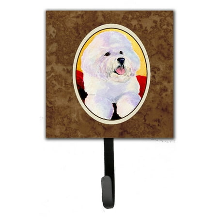 Caroline's Treasures Bichon Frise Leash Holder and Wall Hook
