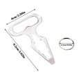 thumbnail image 3 of Hearth & Gear Durable Outdoor Function Keychain For Camping Hiking Travel With Carabiner Clip And Tool, 3 of 6