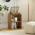 thumbnail image 4 of Gymax 2PCS 2-Cube Bookcase w/ 5-Position Adjustable Shelf Anti-Toppling Kits for Study Natural, 4 of 10