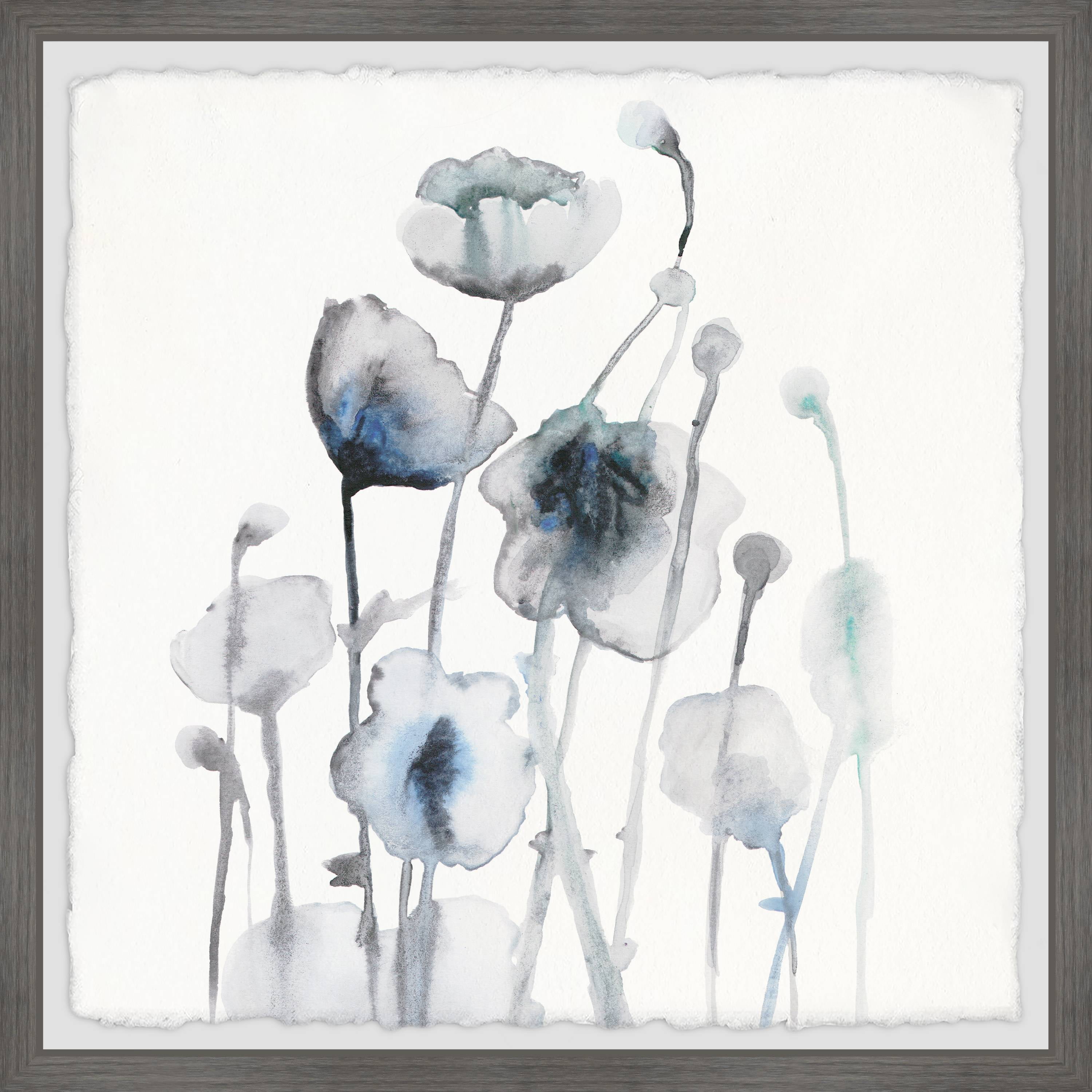 Marmont Hill White Blooms II Framed Wall Art - Walmart.com