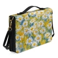 thumbnail image 2 of FOR U DESIGNS Daisy Bible Cover for Women Soft PU Leather Bible Bag with Zipper Sturdy Bible Protective Carrier Size Medium Easy to Clean Crossbody Backpack Bag Purse for Bible Study Religious, 2 of 7