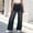 01 Black, variant on YueHuiYing Wide Leg Jeans for Women High Waisted Stretchy Jeans Straight Leg Trendy Patchwork Denim Pants with Oversized Fit