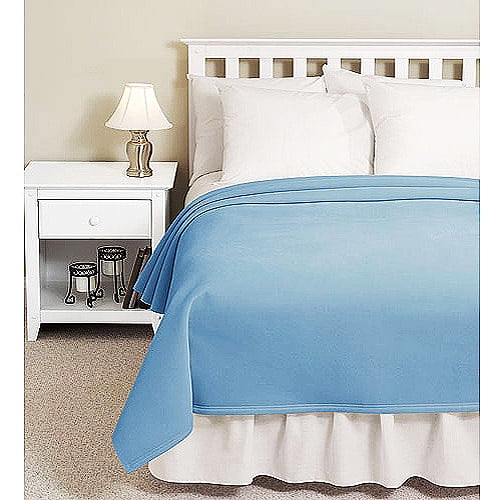 Vellux Q/k Blanket Blue