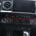 thumbnail image 5 of TINKI Fit for Tacoma 2015 2016 2017 2018 2019 2020 2021 2022 Car ABS A/C Central Control Decorative Strip Under Dual Flash Switch 1 Piece Set, 5 of 15