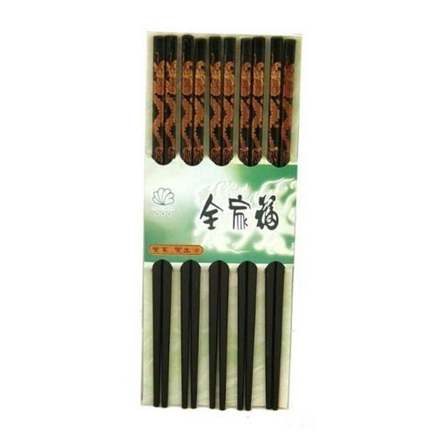 Asian Home Chopsticks with Dragon Painting