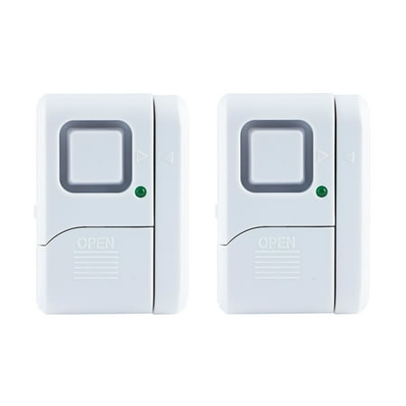 GE Personal Security Window/Door Alarm, 2-Pack, Battery Operated,