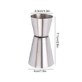 thumbnail image 3 of Medidora Chupito Doble Jigger para Suministros Barra Camarero (20/40ML), 3 of 3