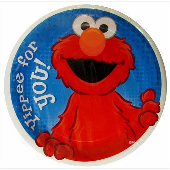 Sesame Street Elmo 'Hooray for Elmo' Small Paper Plates (8ct)