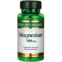 Nature's Bounty Magnesium 500mg Supports Muscle Health, 100 ct, 2 Pack