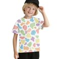 thumbnail image 3 of Coerni Kids Cow Print Shirt Boys & Girls Breathable Crewneck Short Sleeve Tees Colorful Cow Print Tops Casual Versatile Summer Outfit, 3 of 9
