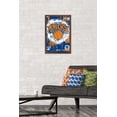 thumbnail image 2 of NBA New York Knicks - Maximalist Logo 23 Wall Poster, 14.725" x 22.375" Framed, 2 of 5
